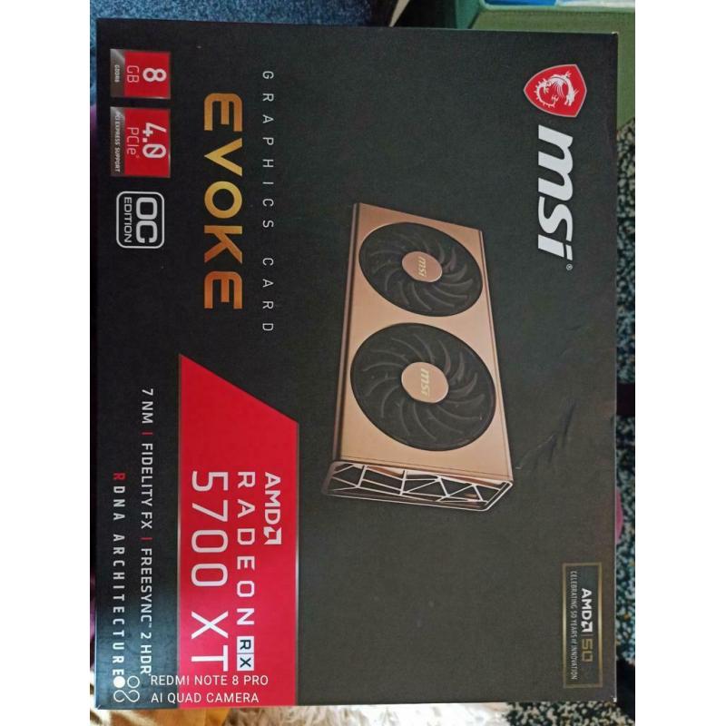 Rx5700xt MSI evoke oc des 50 ans d'amd
