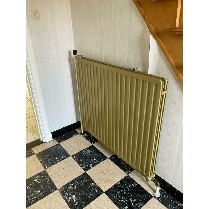 Chauffage / Radiateur Vintage Laqué Or