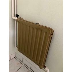 Chauffage / Radiateur Vintage Laqué Or