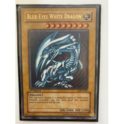 Blue Eyes White Dragon 1st edition sdk-E001