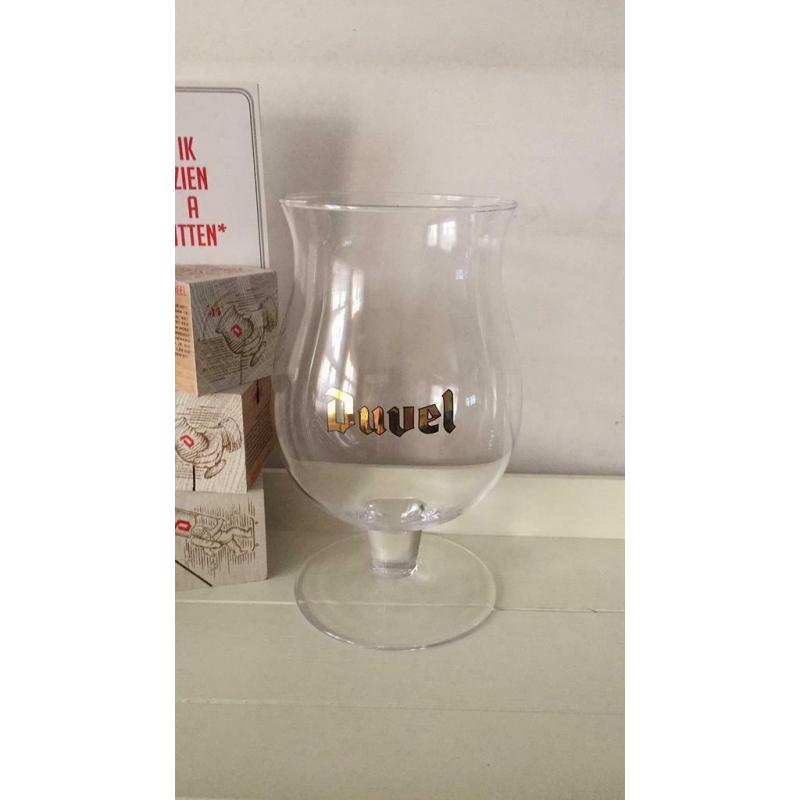 Duvel 3 liter glas