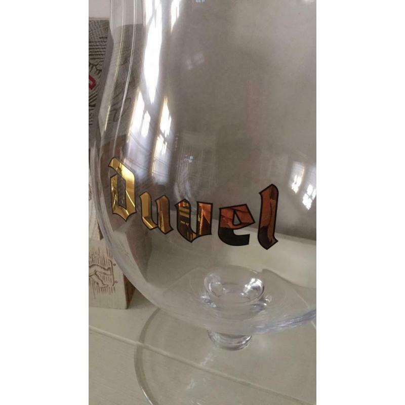 Duvel 3 liter glas