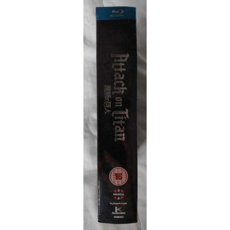 Attack on Titan Seizoen 1 anime manga blu-ray (NIEUW)
