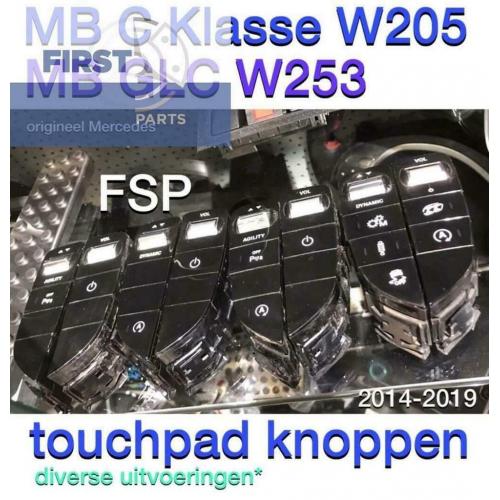 W205 W253 comand bediening knop L/R multimedia schakelaar kn