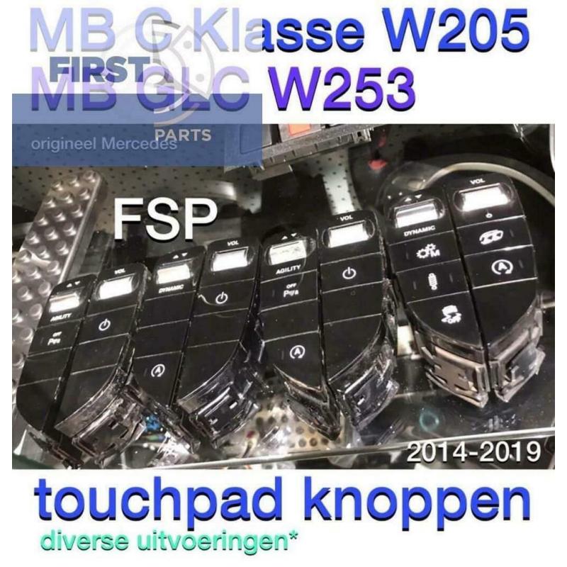 W205 W253 comand bediening knop L/R multimedia schakelaar kn