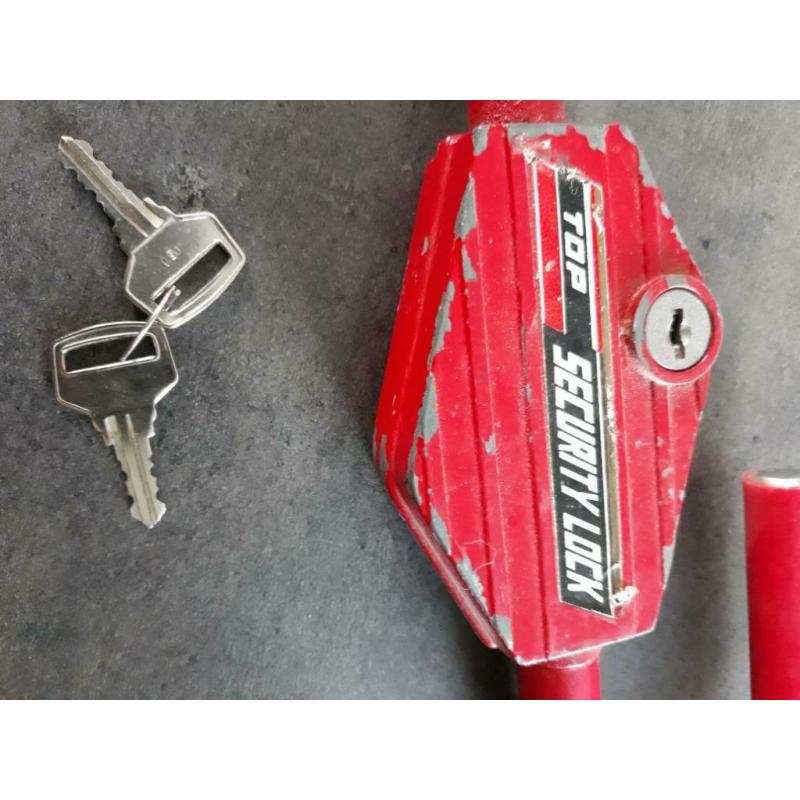 Stuurslot met twee sleutels top security lock