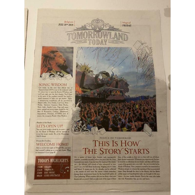 Tomorrowland krantjes