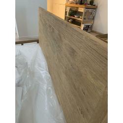 Plateau de table en bois d'orme massif recyclé