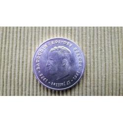 250 F Baudouin Roi des Belges 1951-17 juillet 1976 argent