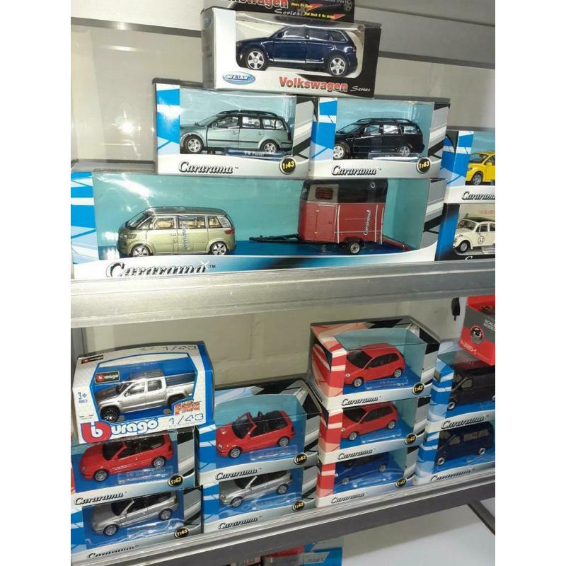 21 x vw volkswagen 1/43 golf polo kever nieuw in doos