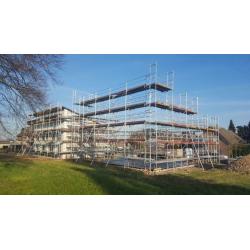 Echafaudage Aluminium Layher 110m2 nouveau