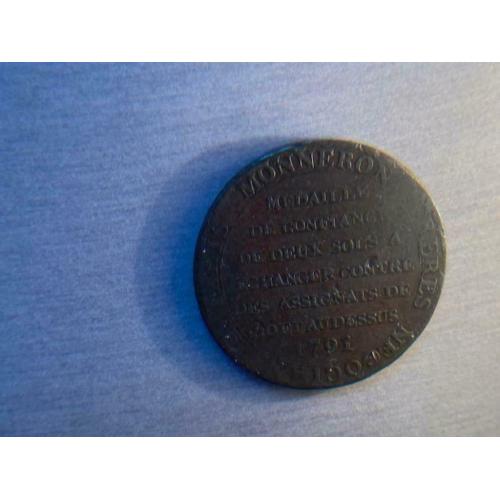 Monneron 1791 2 sols