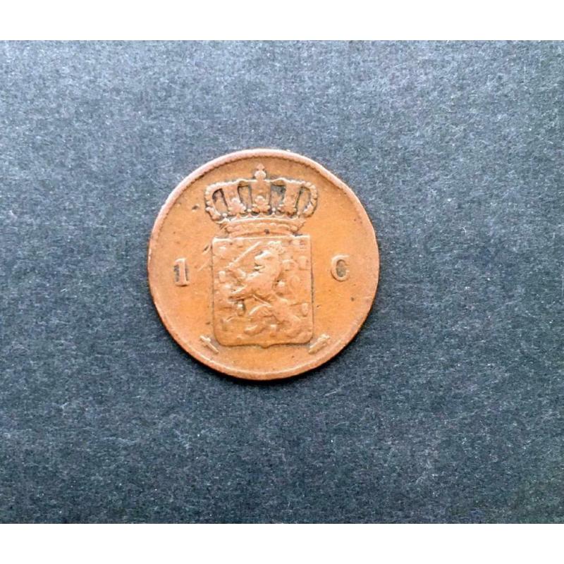 Nederlandse munt - 1 cent - 1863