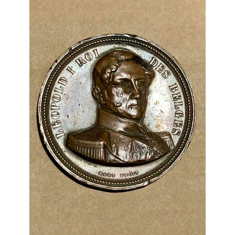 Médaille de bronze 1843 Inauguration Railway