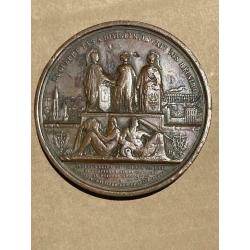 Médaille de bronze 1843 Inauguration Railway