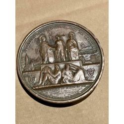 Médaille de bronze 1843 Inauguration Railway