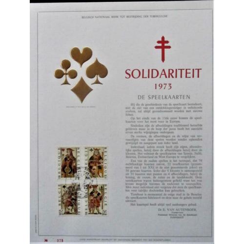 KUNSTBLAD nr. 373- SPEELKAARTEN (SLECHTS 500 VAN GEMAAKT)