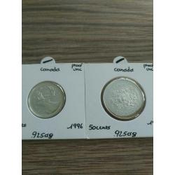 canada 4 munten zilver proof