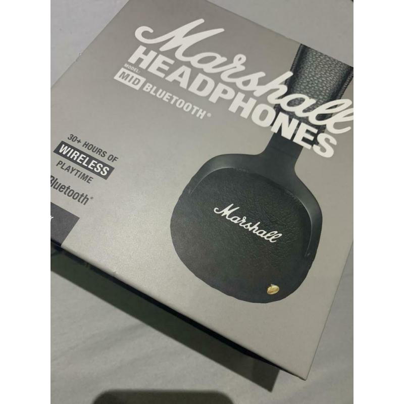 Casque Marshall noir