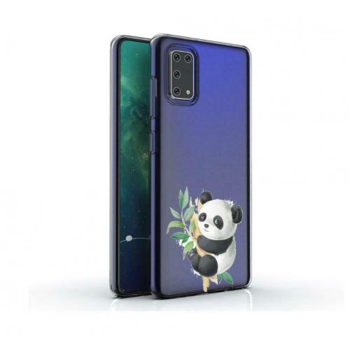 Samsung Galaxy A41 Panda transparante siliconen hoesjes