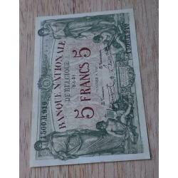 5 Francs 1921 Prachtig +++
