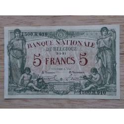 5 Francs 1921 Prachtig +++