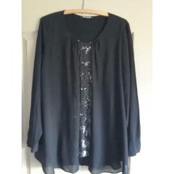 Blouse en rok maat 44