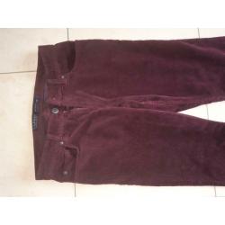 Broek ribfluweel