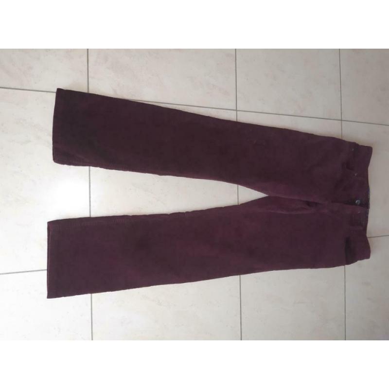 Broek ribfluweel