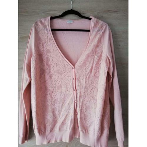 Zalmroze gilet Mayerline L