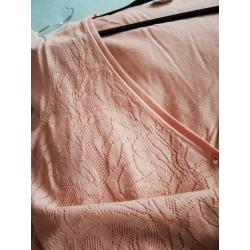 Zalmroze gilet Mayerline L