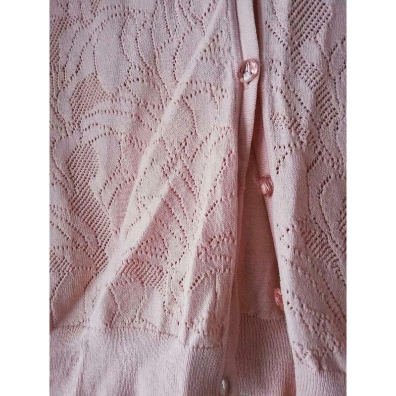 Zalmroze gilet Mayerline L