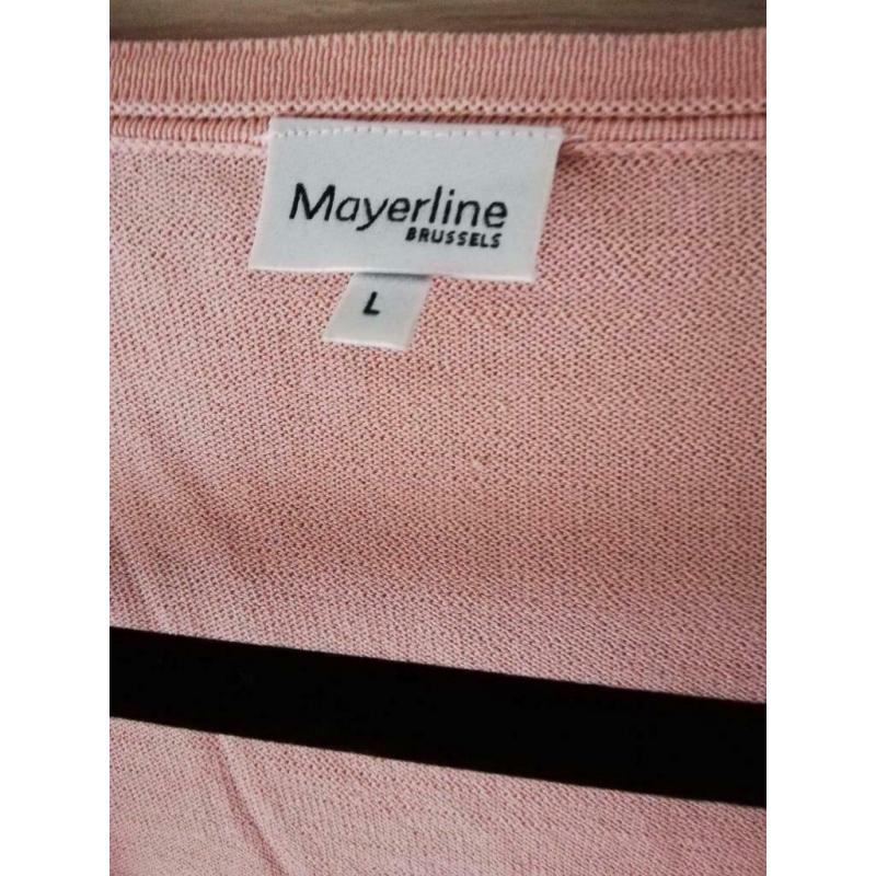 Zalmroze gilet Mayerline L