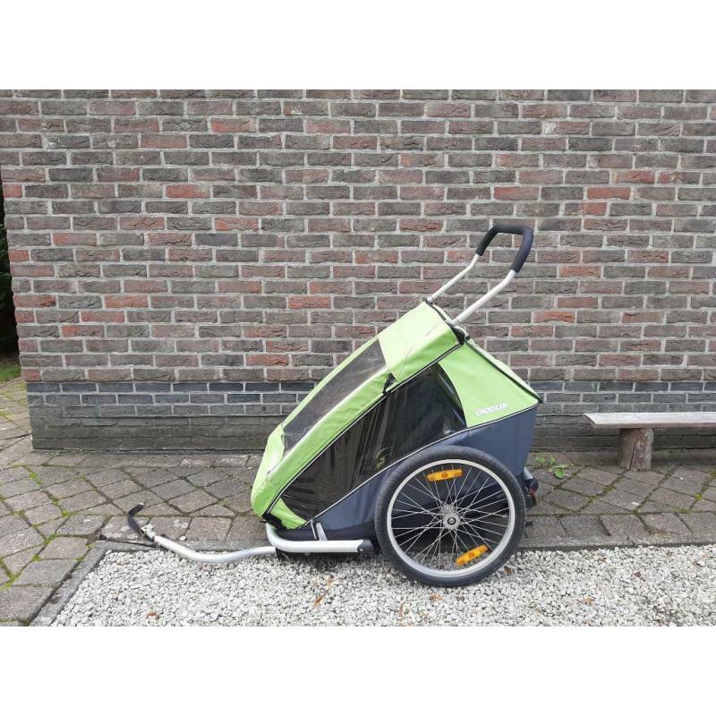 Fietskar "Croozer kid for 2" met babyschaal