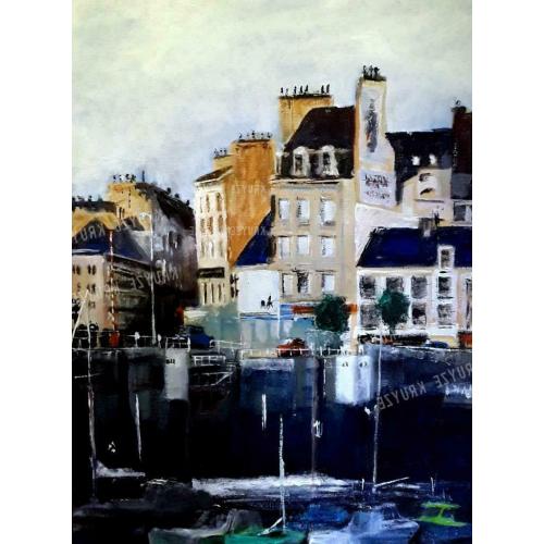 schilderij Cherbourg --Kruyze