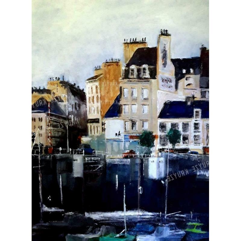 schilderij Cherbourg --Kruyze