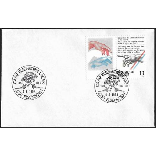1994 - BELGIQUE - Enveloppe + Y&T 2327 + ELSENBORN