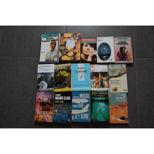 Lot de 15 romans classiques