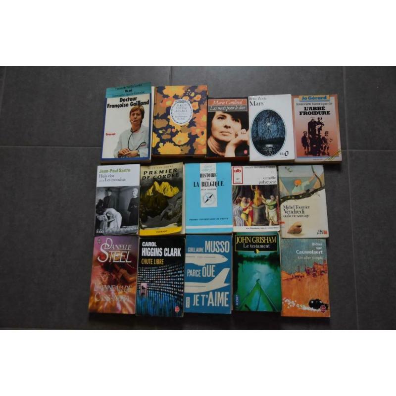 Lot de 15 romans classiques
