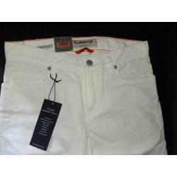 Alberto Jeans Pipe Regular Slim Fit T400 Blanc (4817-1975 -