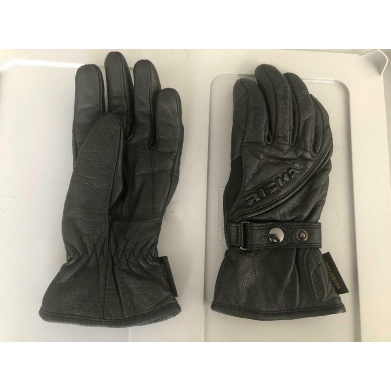 Paire de Gants RICHA en cuir NOUVEAU Waterproof Taille DXS