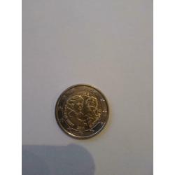 2 euro munt m.poppelin