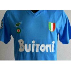 Chemise Napoli unique signée Diego.Maradona met.coa