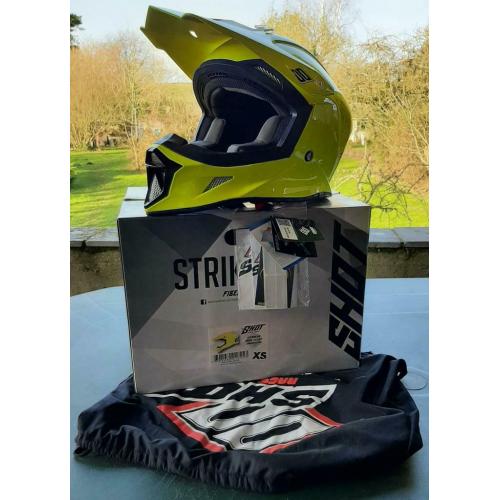 Casque Shot Striker jaune néon NEUF