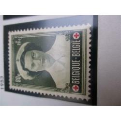 1953 ongestempelde set zegels