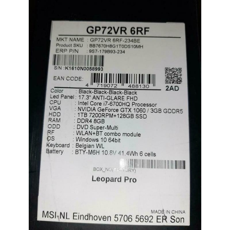 Msi laptop
