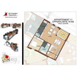 Appartement te koop in Geraardsbergen, 1 slpk