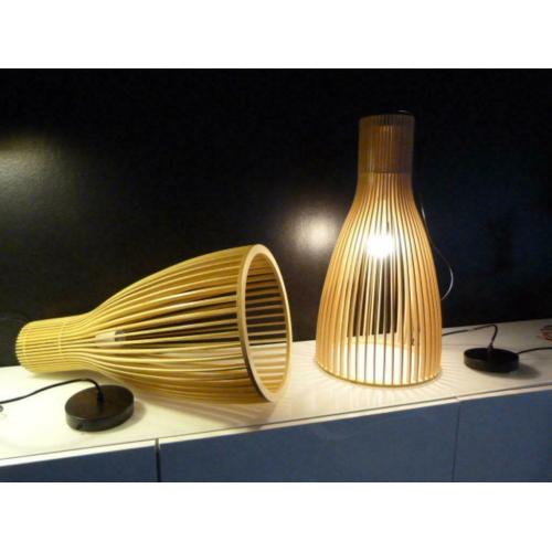 Houten design luchters - hanglampen NIEUW