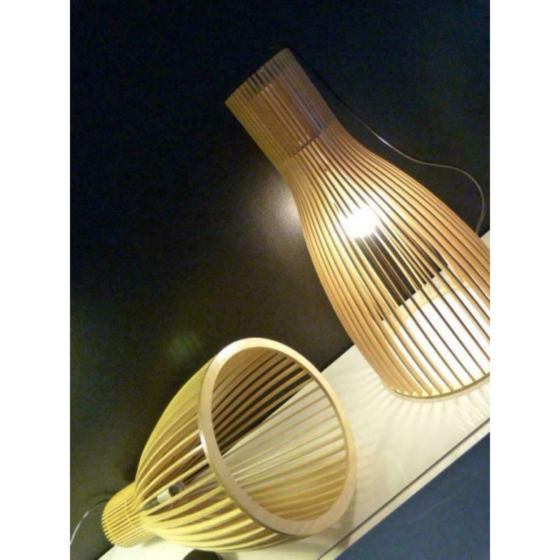 Houten design luchters - hanglampen NIEUW