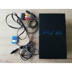 PlayStation 2 + racestuur + 18 games